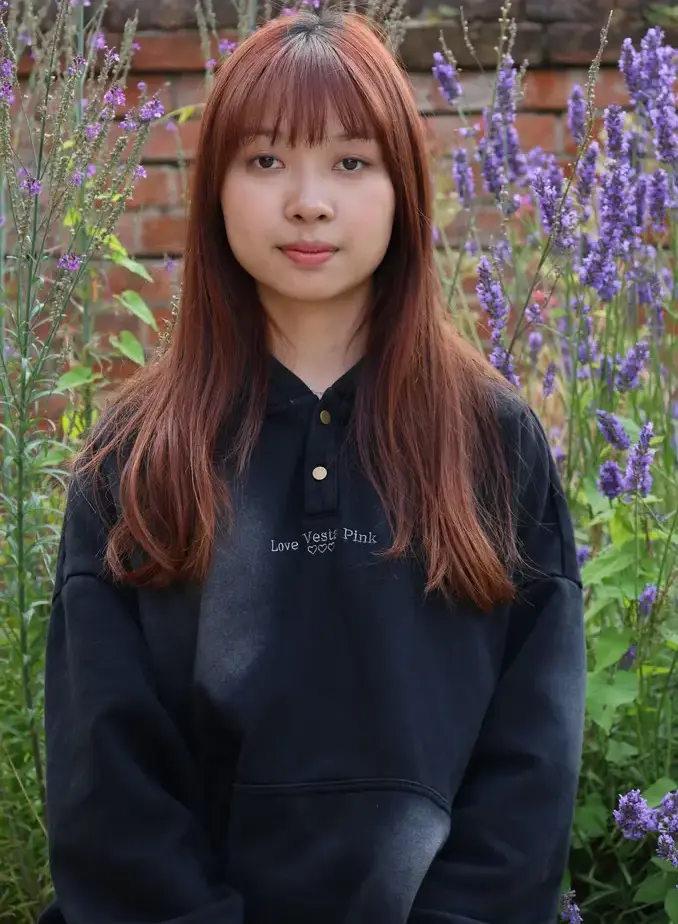 Female student smiling