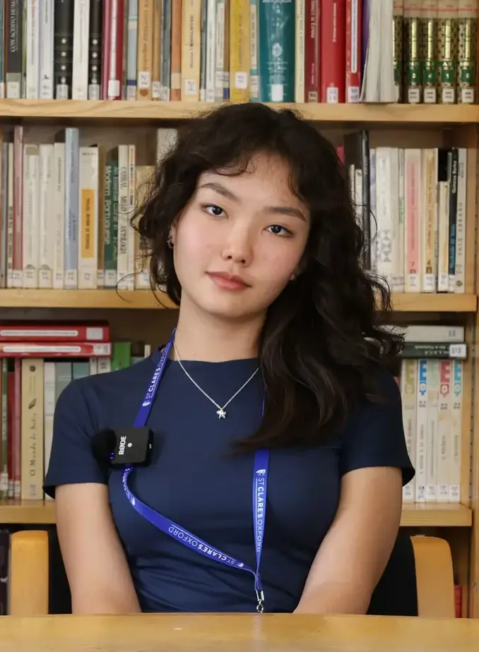 Female student smiling 