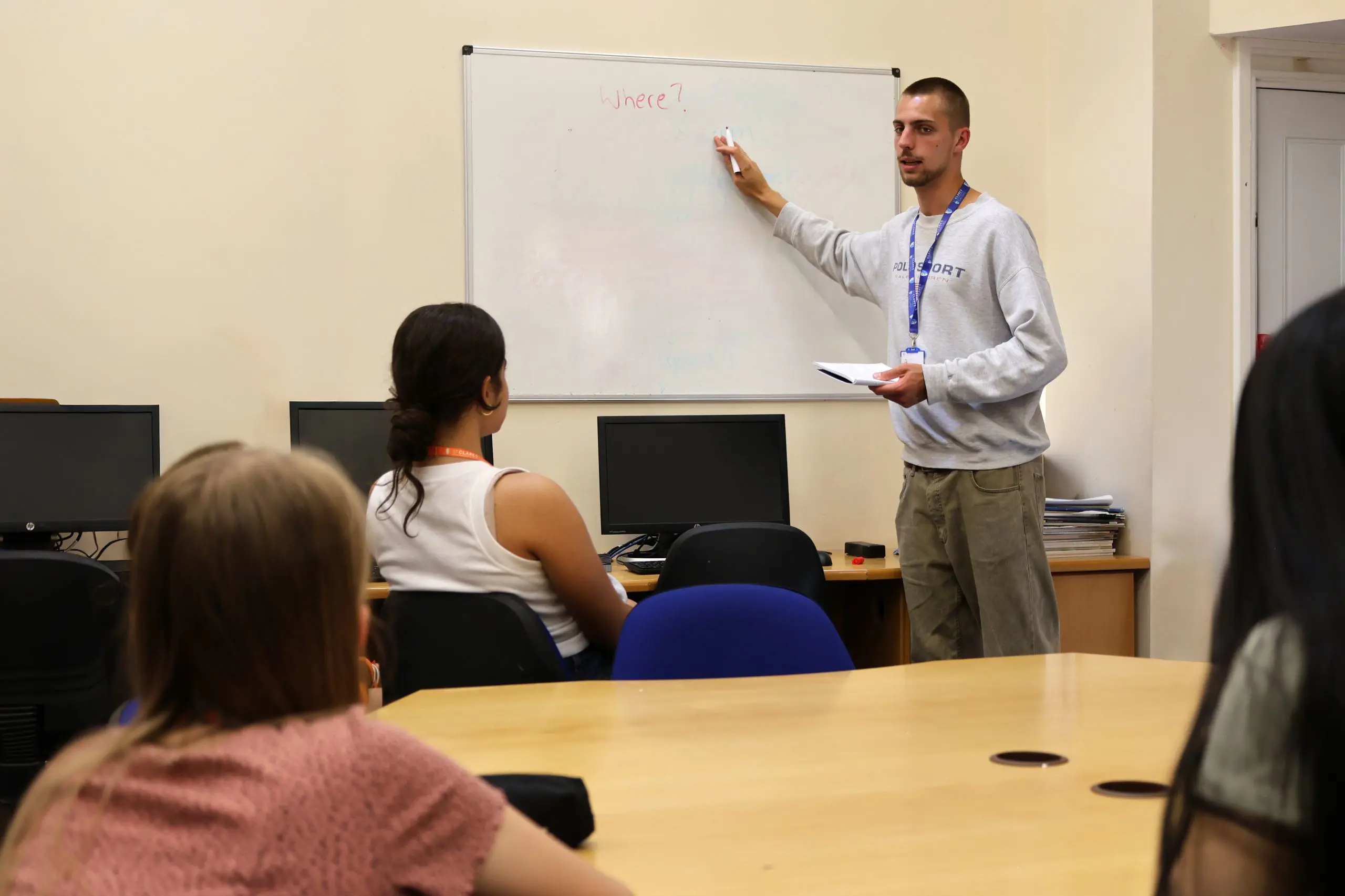 Jan teaching during our Junior Summer programmes
