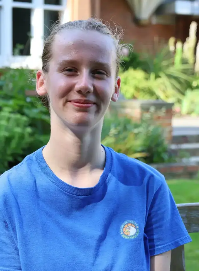Female student smiling 