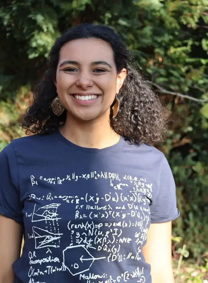 Female student looking at the camera.
