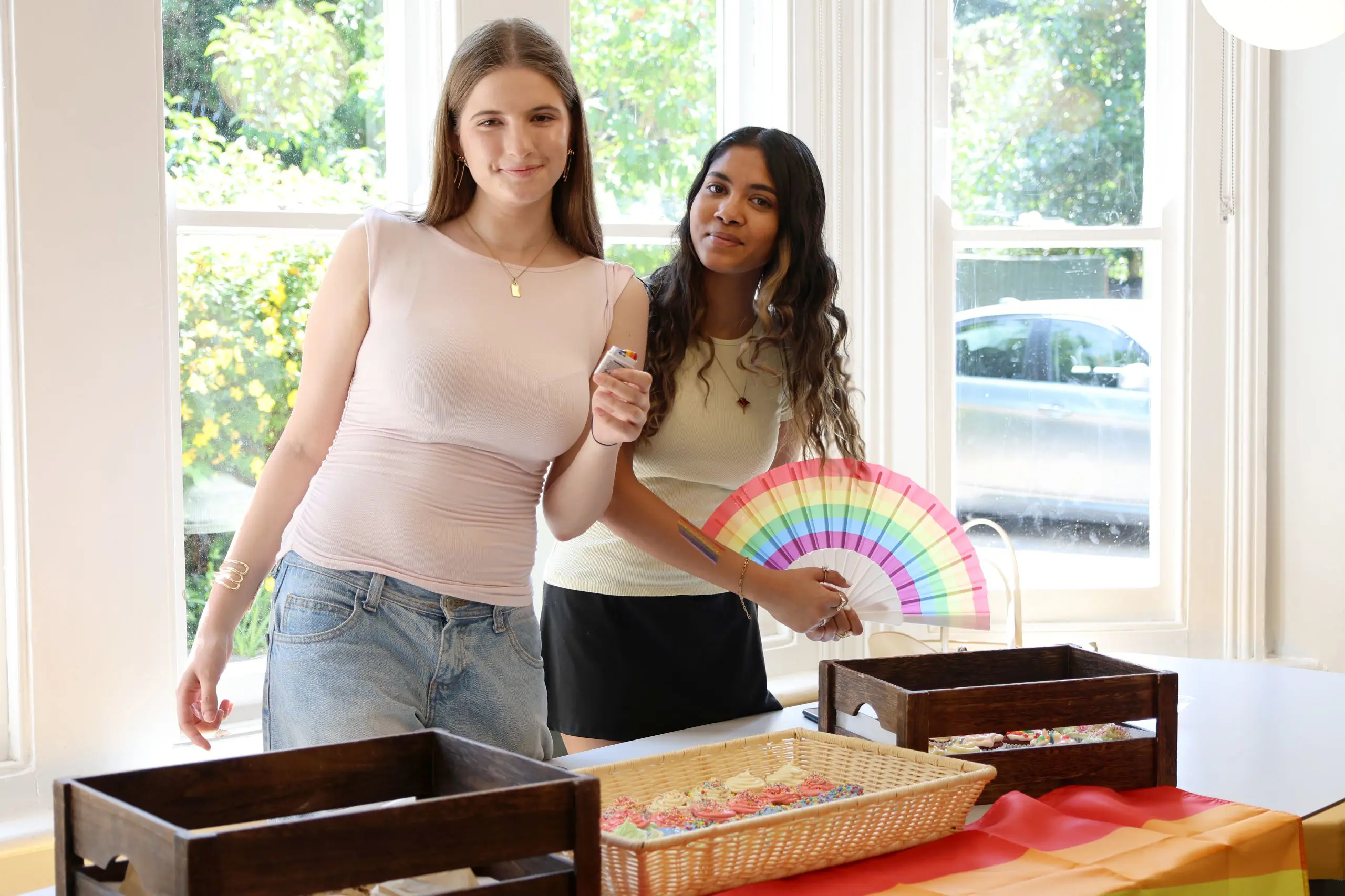 Taisiia at the Pride Bake Sale