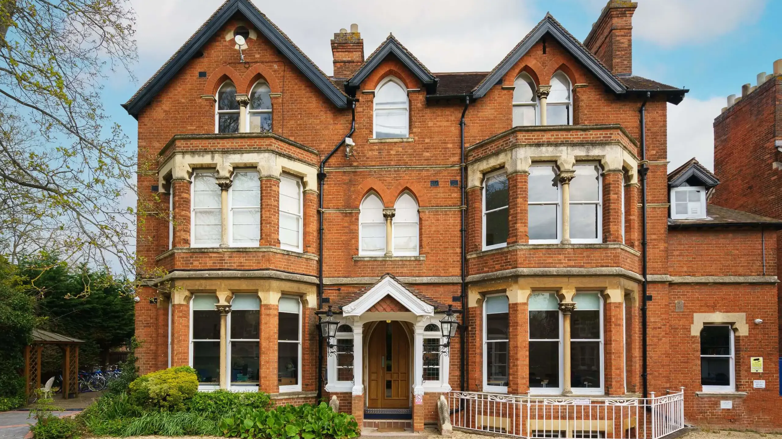Exterior shot of St Clare's accommodation building