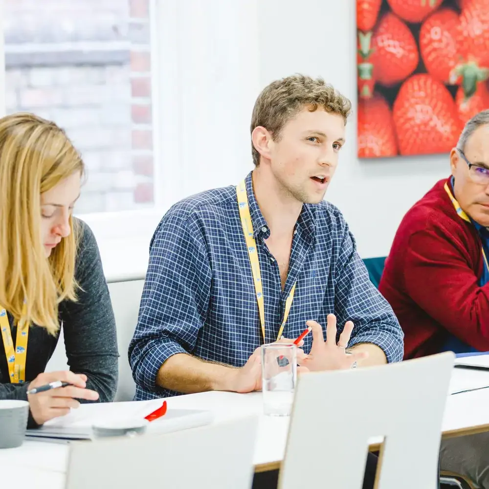 Teachers participating in course class