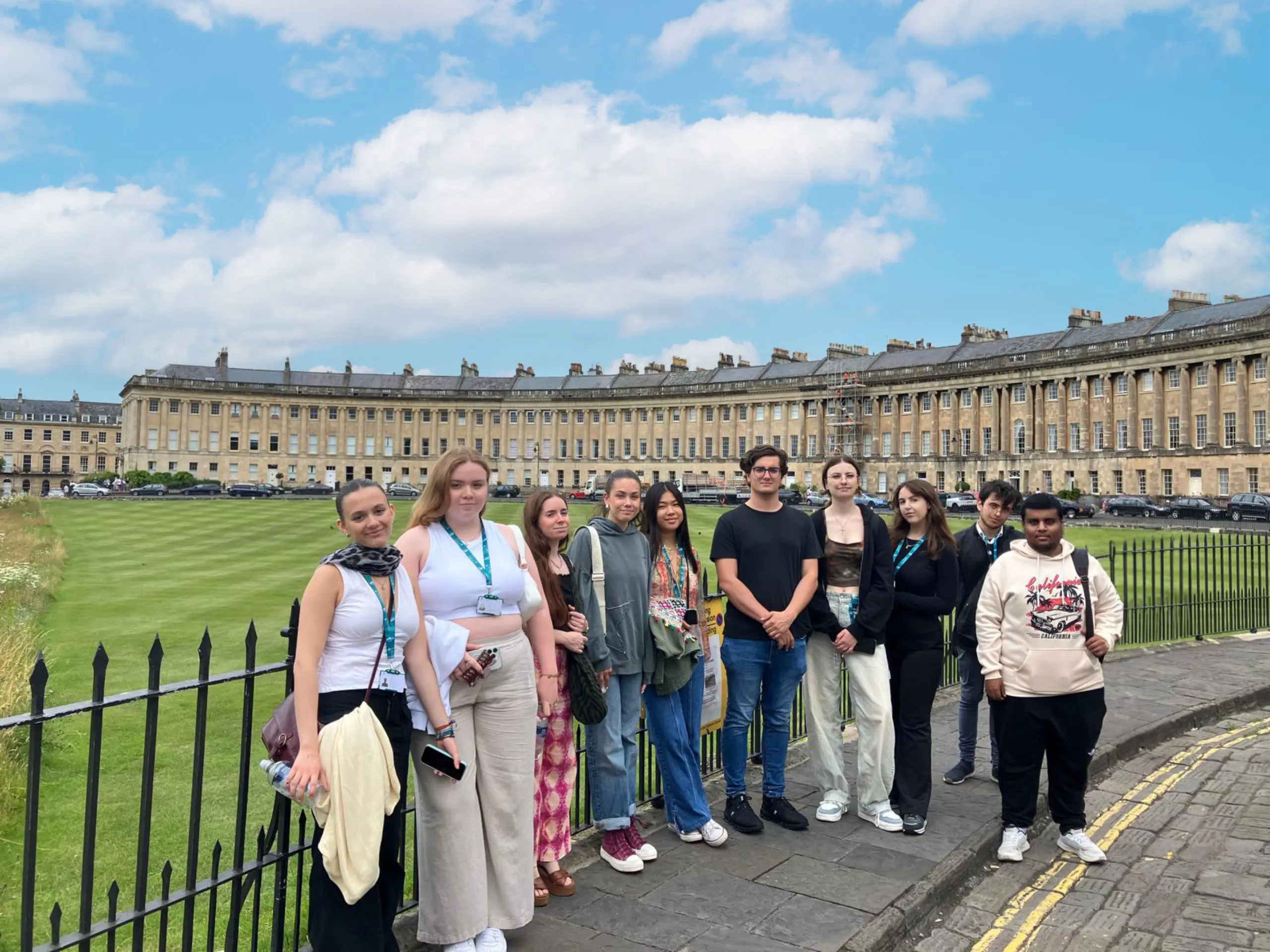 Dunja on a group excursion