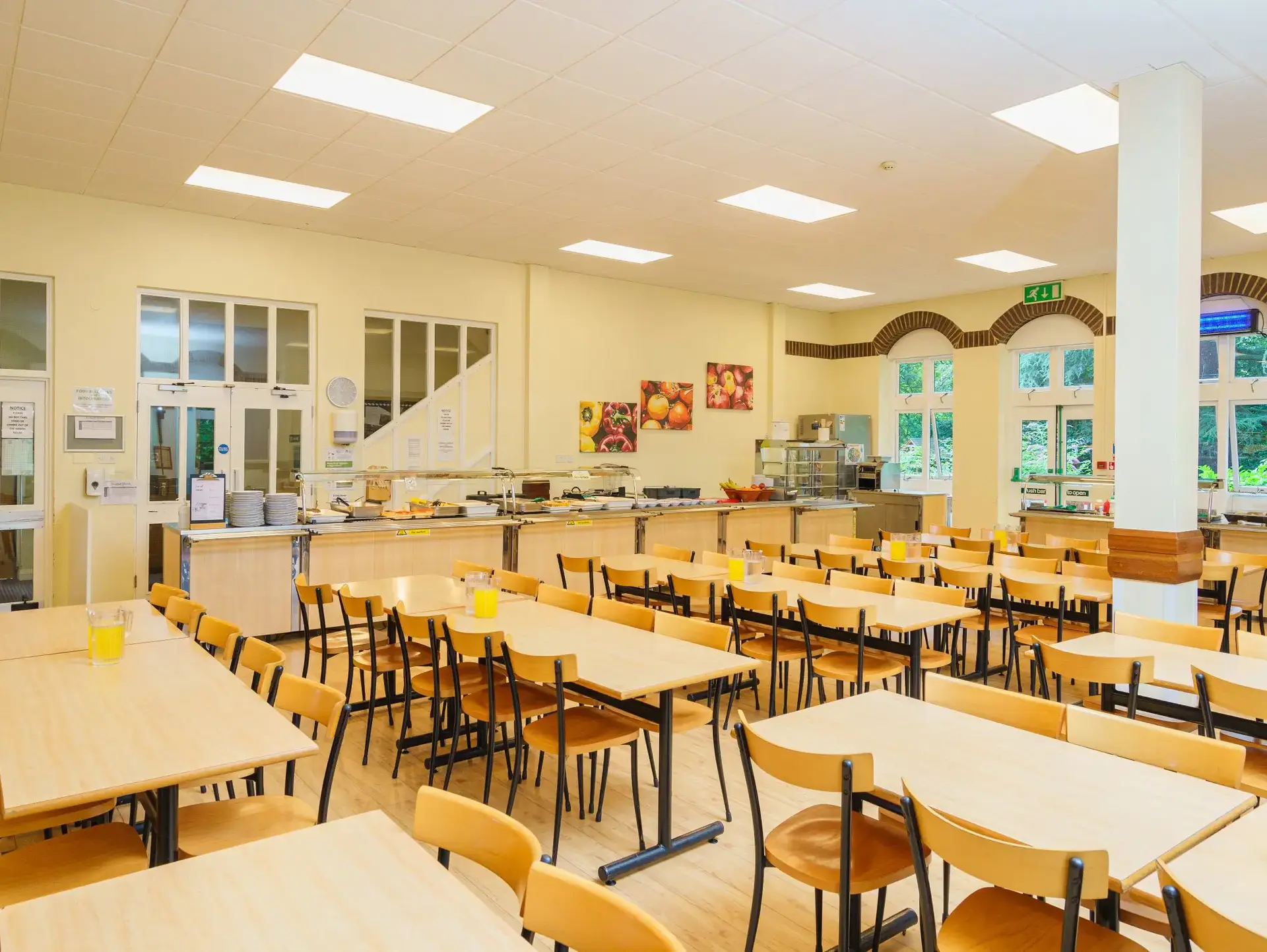 Summer School dining hall
