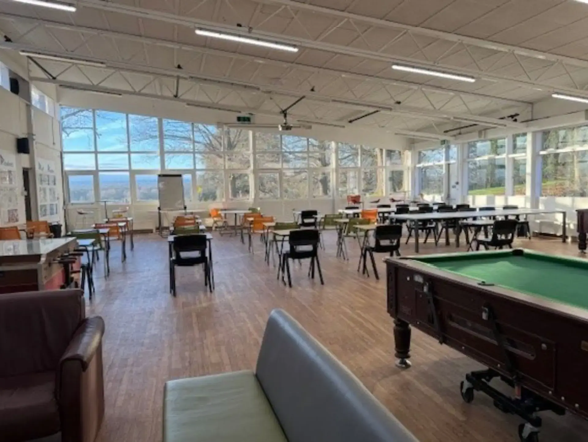 Common area at Merrist Wood
