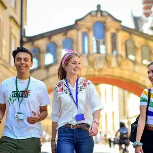 Students exploring Oxford
