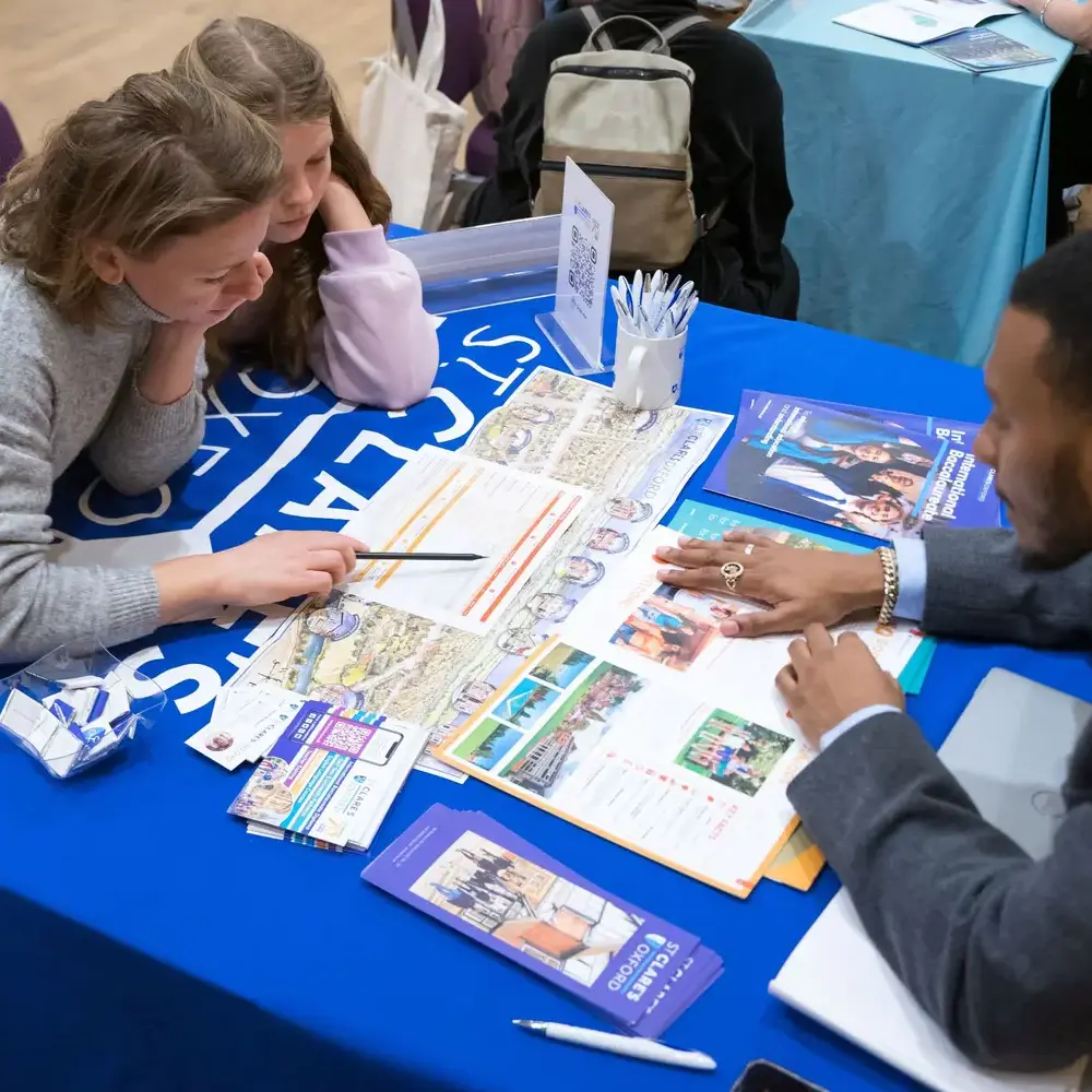 Admissions teams doing work abroad